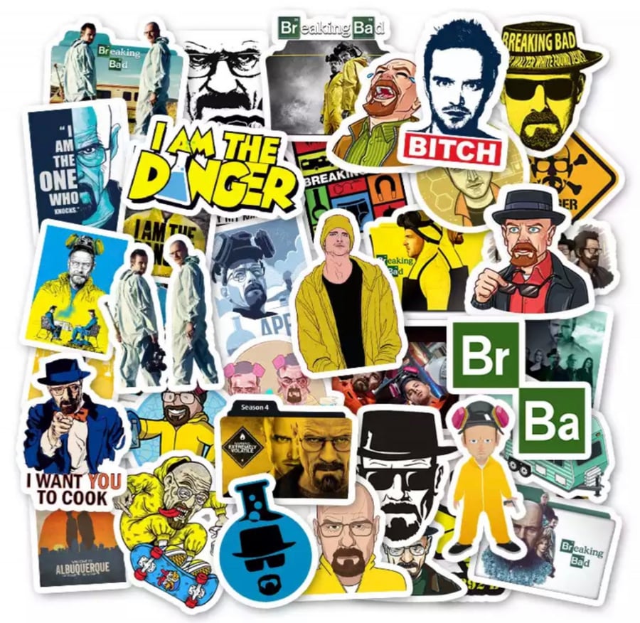 ستيكر 50 قطعة | Breaking Bad