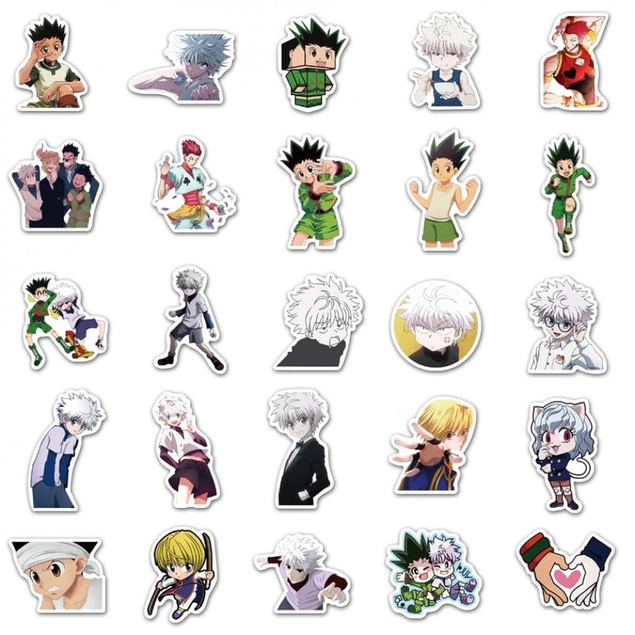ملصقات 50 قطعة | Hunter X Hunter
