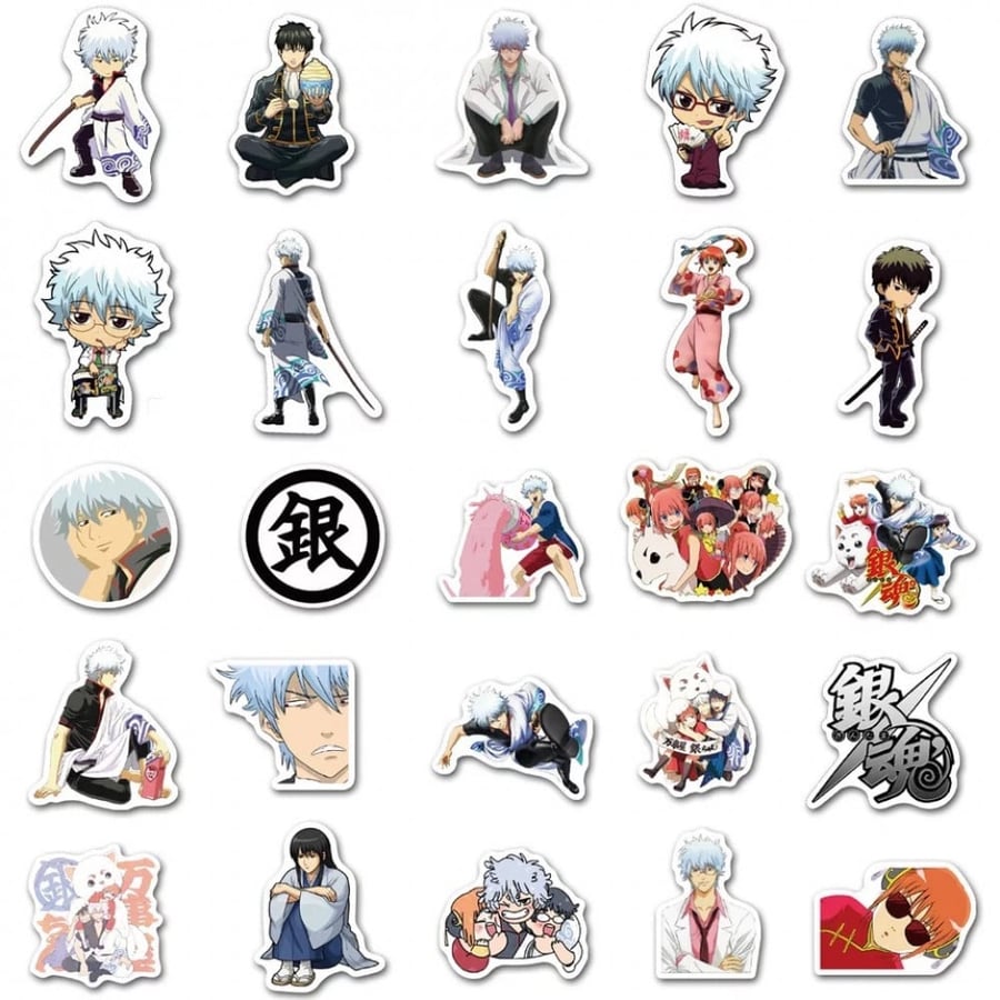 ملصقات 50 قطعة | Gintama
