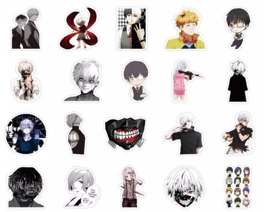 ملصقات 100 قطعة | Tokyo Ghoul