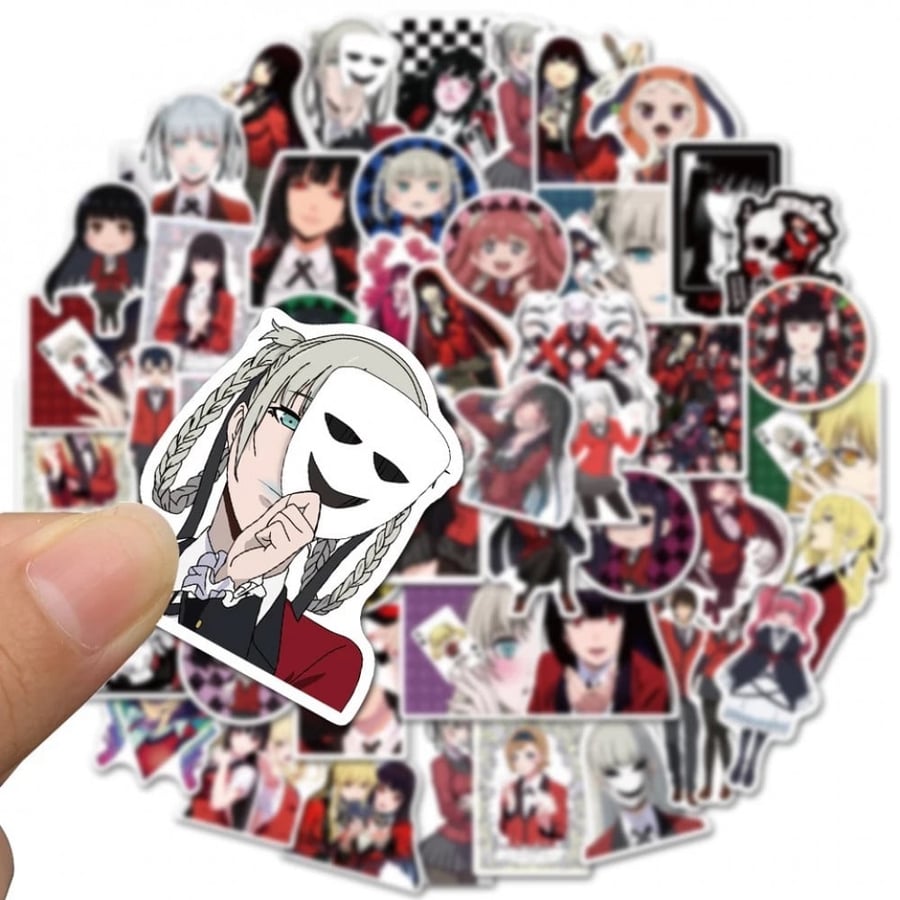 ملصقات 50 قطعة | Kakegurui