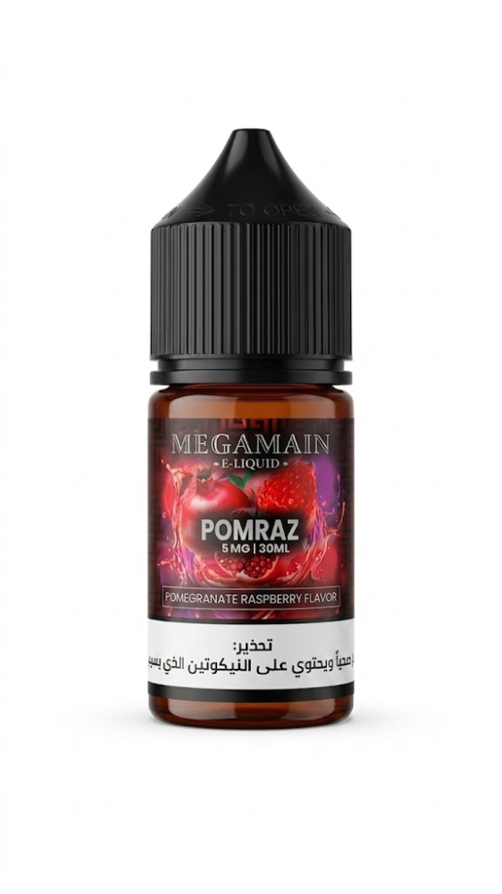 Mega Main flavor pomegranate red berry salt nicotine