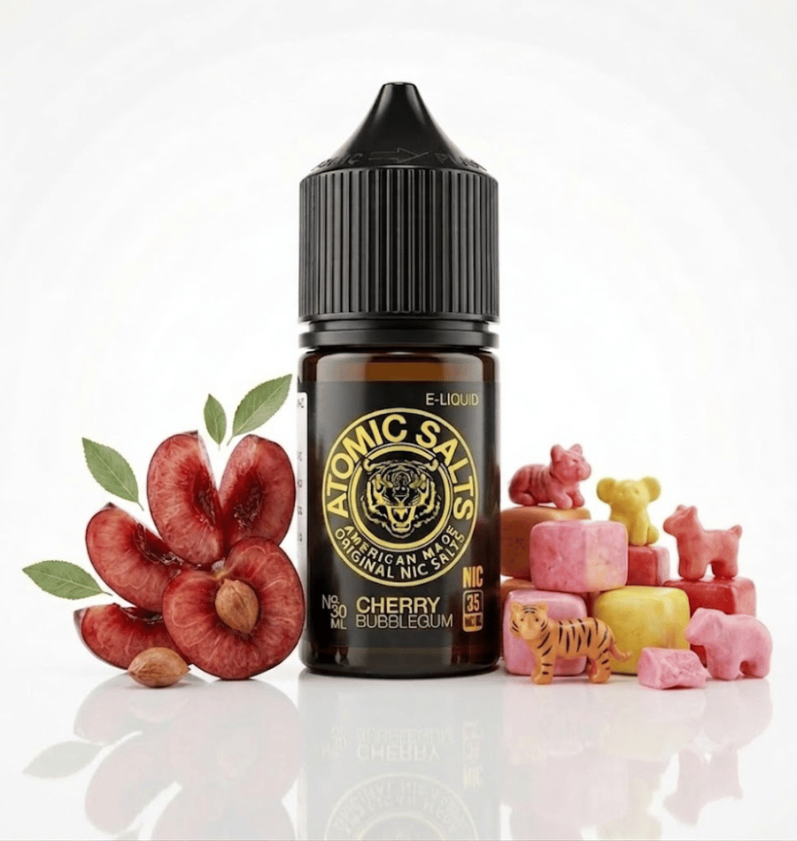 نكهة علكة كرز اتوميك سولت نيكوتين Atomic Salts