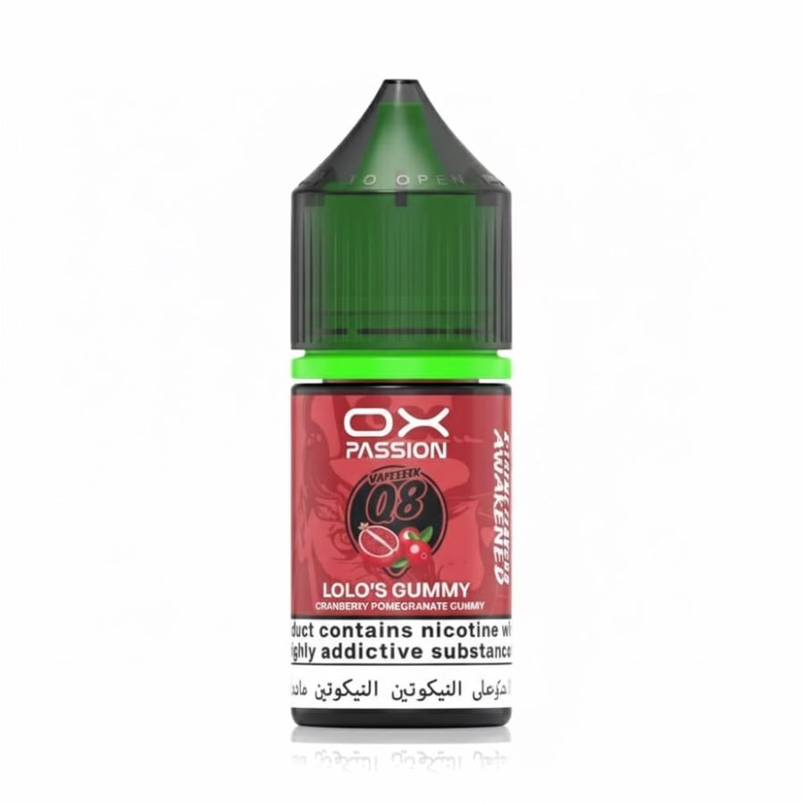 نكهة علكة رمان توت بري سولت نيكوتين من اوكس باشن OX PASSION