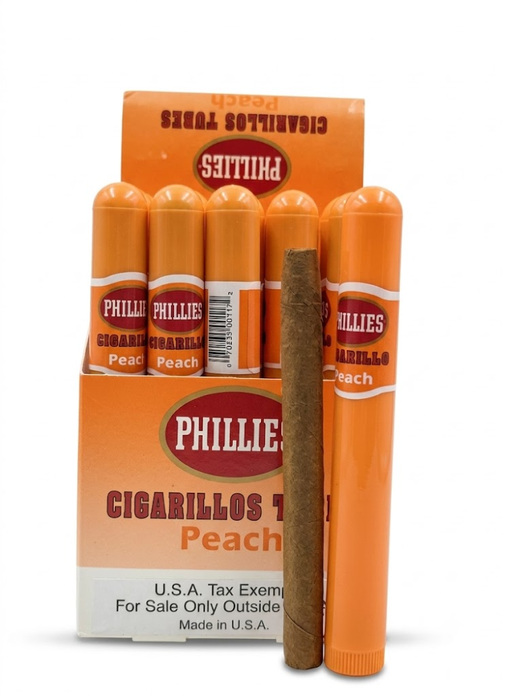 سيجار حبة واحدة فيليز بلنت خوخ Phillies Blunt Peach Cigarillos