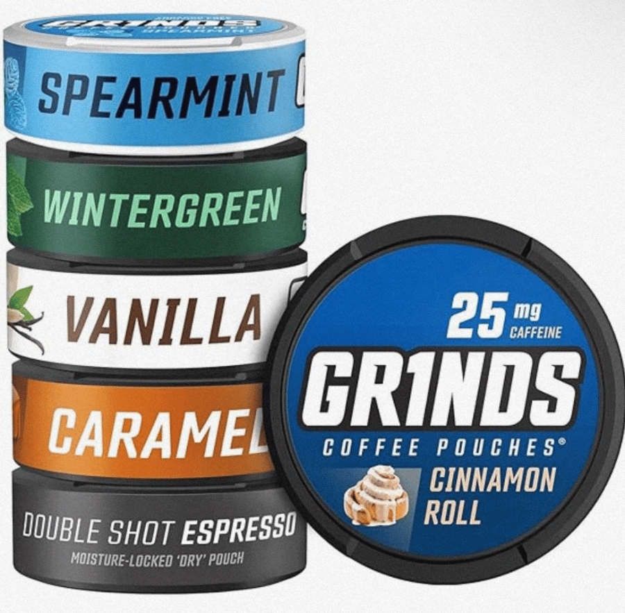 Grinds coffee bags without nicotine, only contain caffeine GR1NDS GRINDS