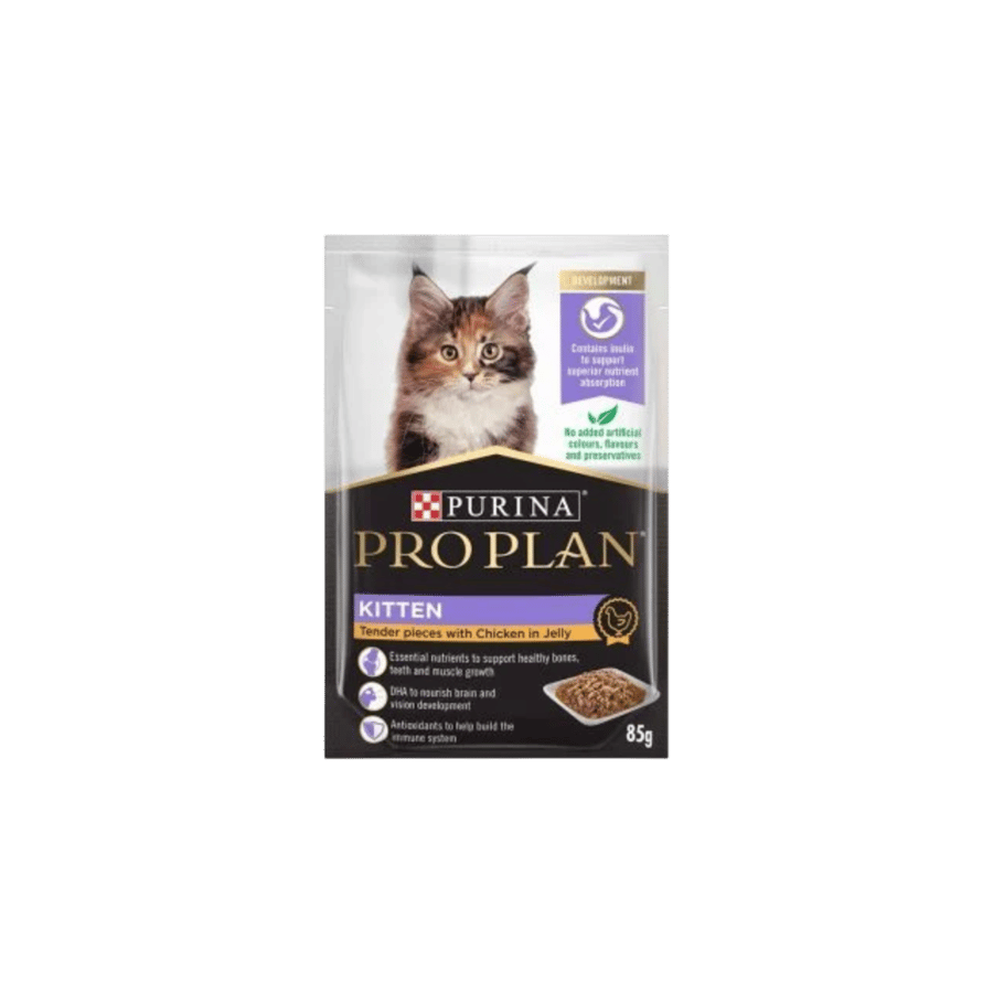 اظرف قطع تندر الدجاج للقطط الصغيرة من شركة Purina Pro Plan