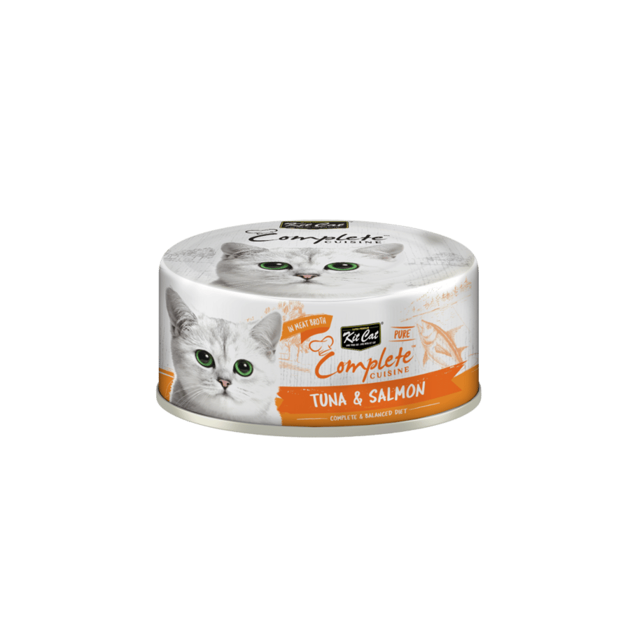 معلبات التونا و السالمون بالمرق من شركة KitCat