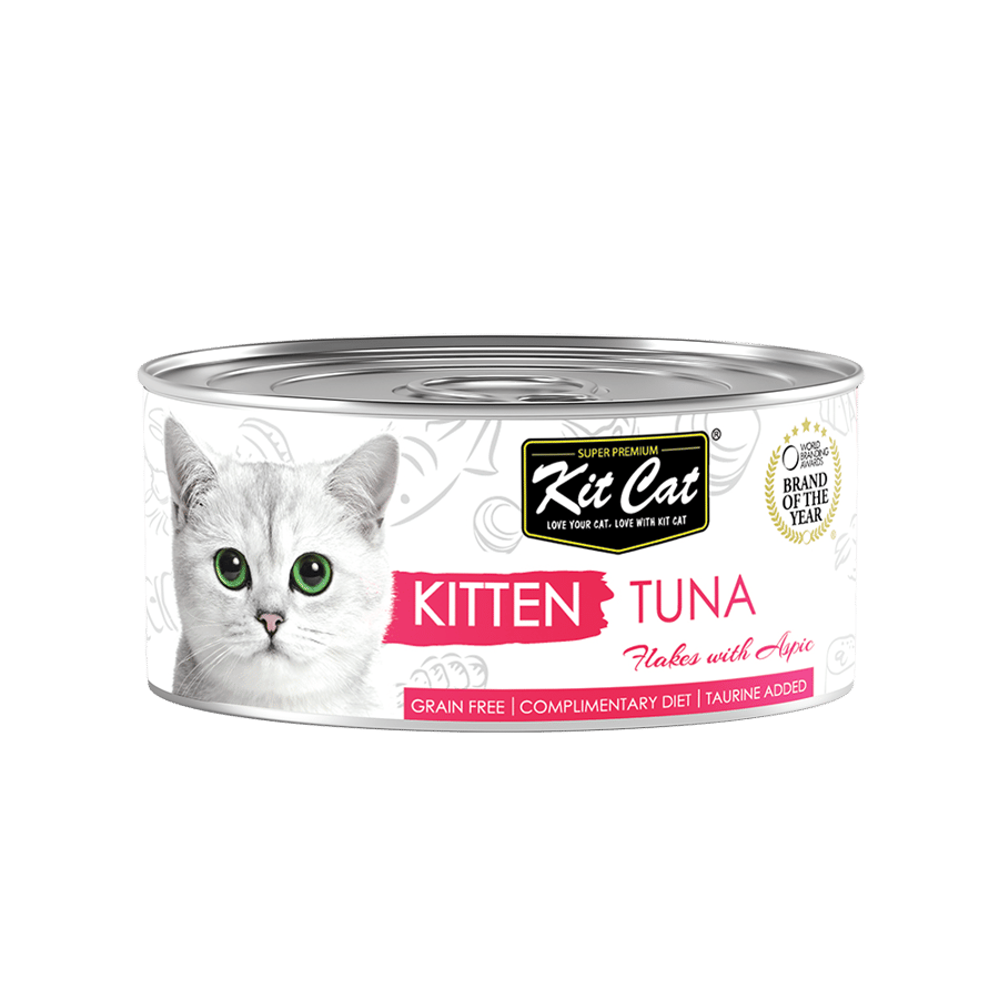 معلبات التونة للقطط الصغيرة من شركة KitCat