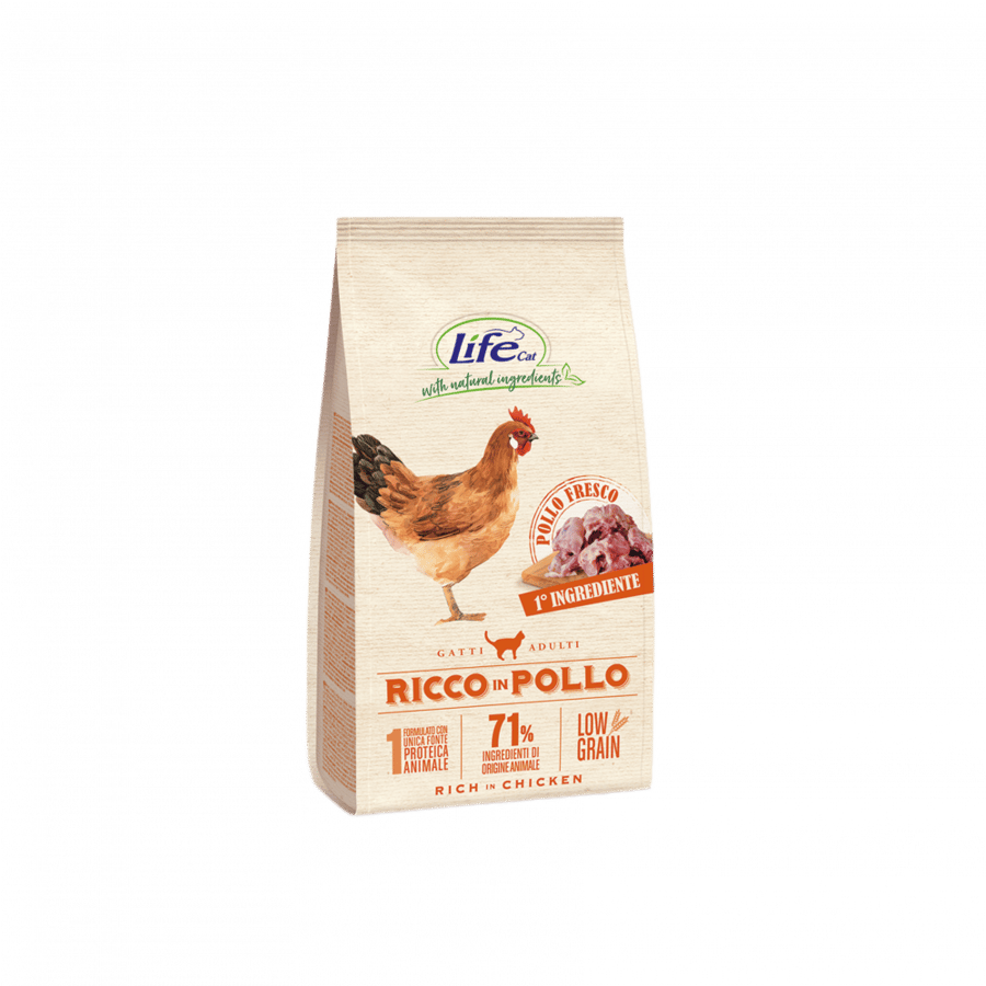 Life Cat High Protein Chicken Flavor Adult Dry Cat Food