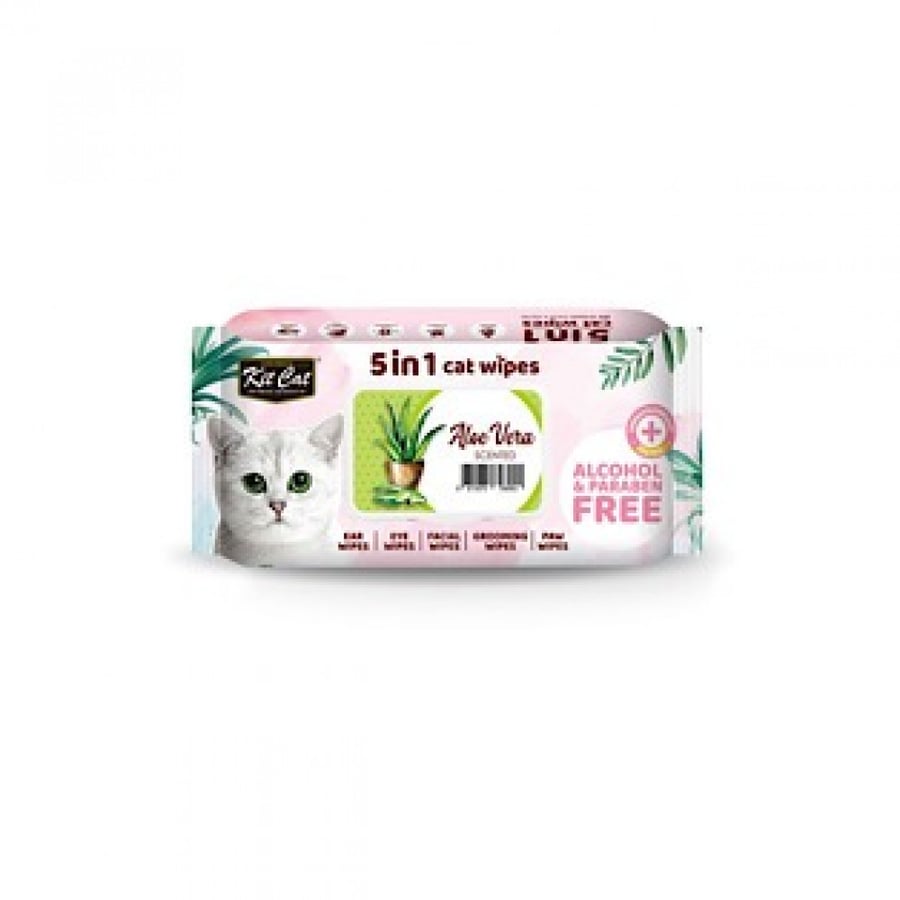 Kit Kat 5 in 1 Aloe Vera Scented Wipes 80 Wipes