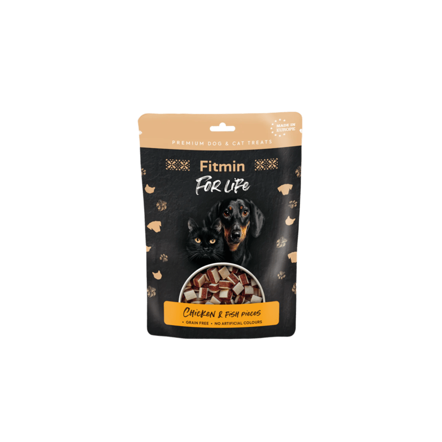 مكافات بالدجاج والسمك من شركة Fitmin