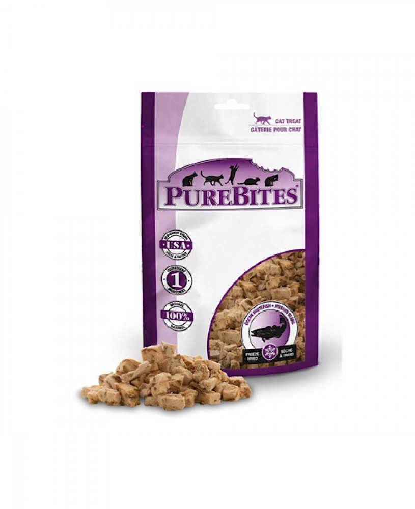 PureBites Ocean Whitefish Cat Treat 20g