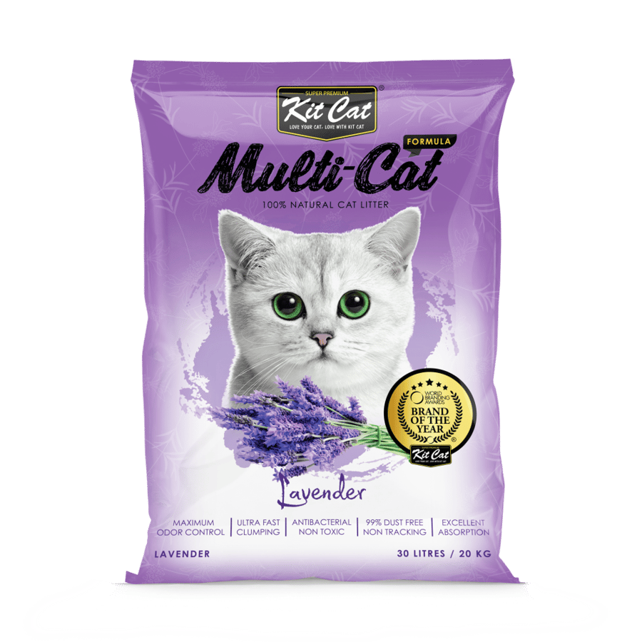 رمل كلاسيك كلامب برائحة اللافيندر10L من شركة KitCat