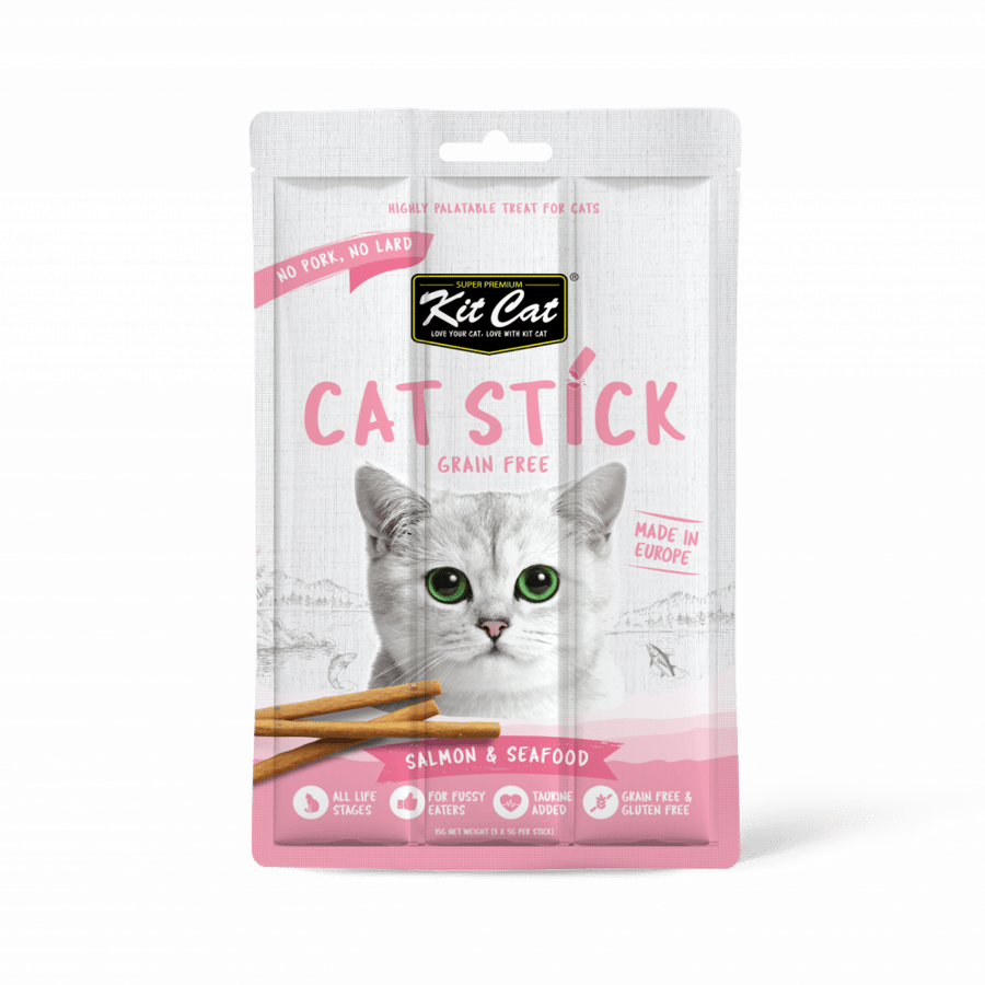 أعواد السالمون ومشكل بحري 15 غ من شركة KitCat