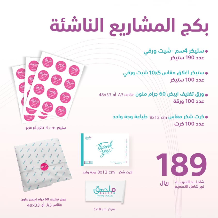 بكج المشاريع الناشئة