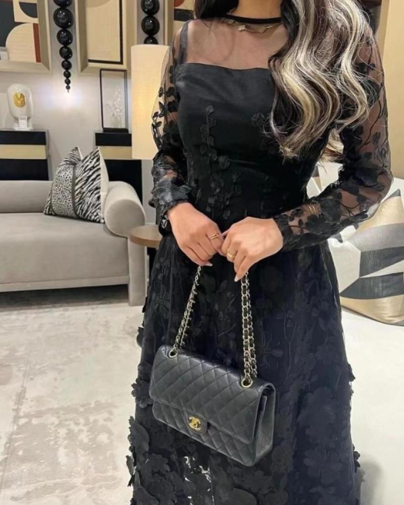 فستان أسود سهرة