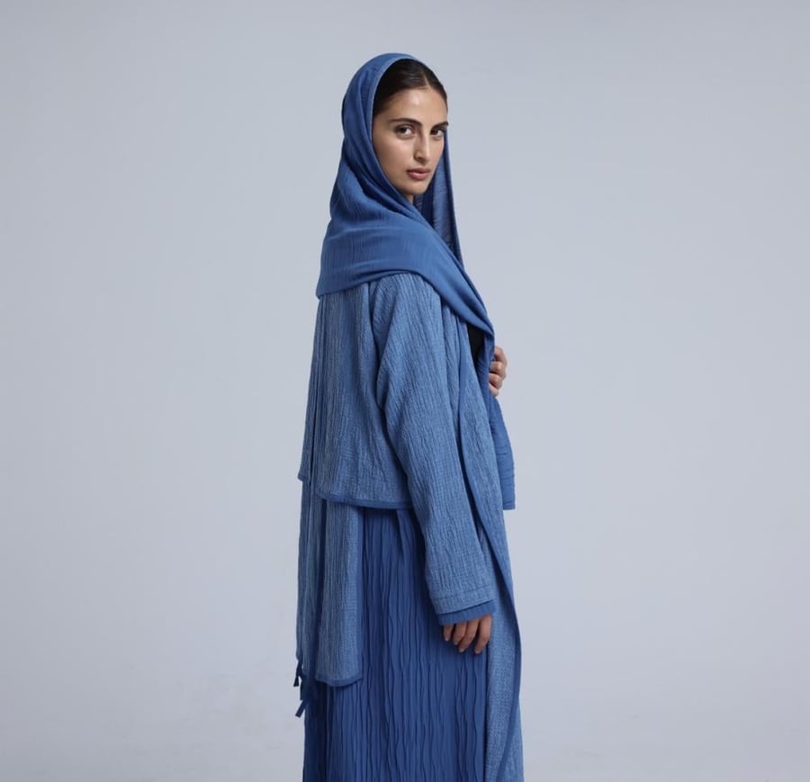 Textured Crepe Abaya