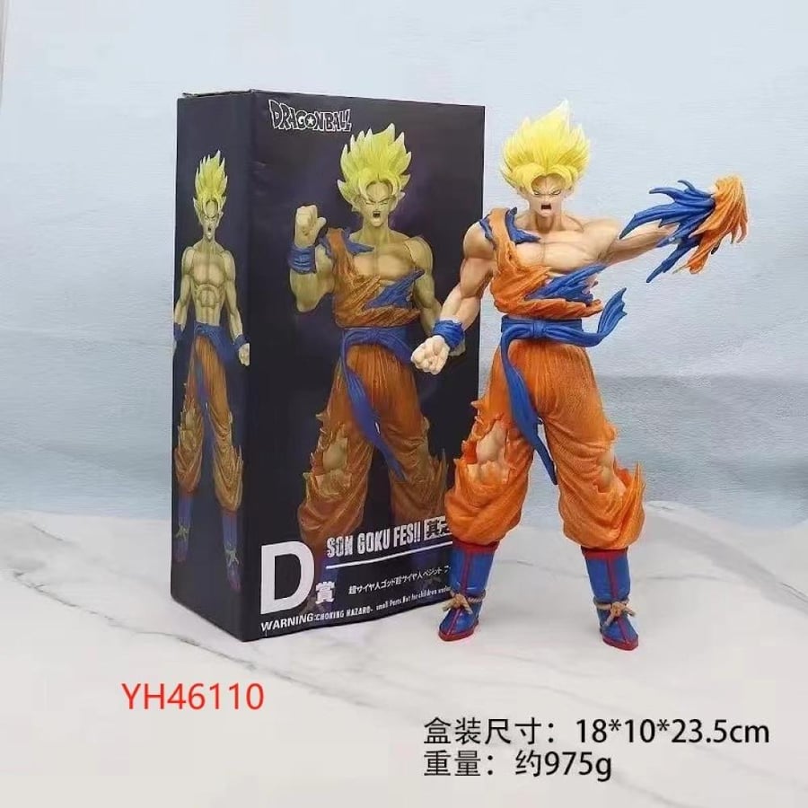 مجسم غوكو سوبر سايان (إصدار Son Goku Fes) – انفجار القوة الذهبية