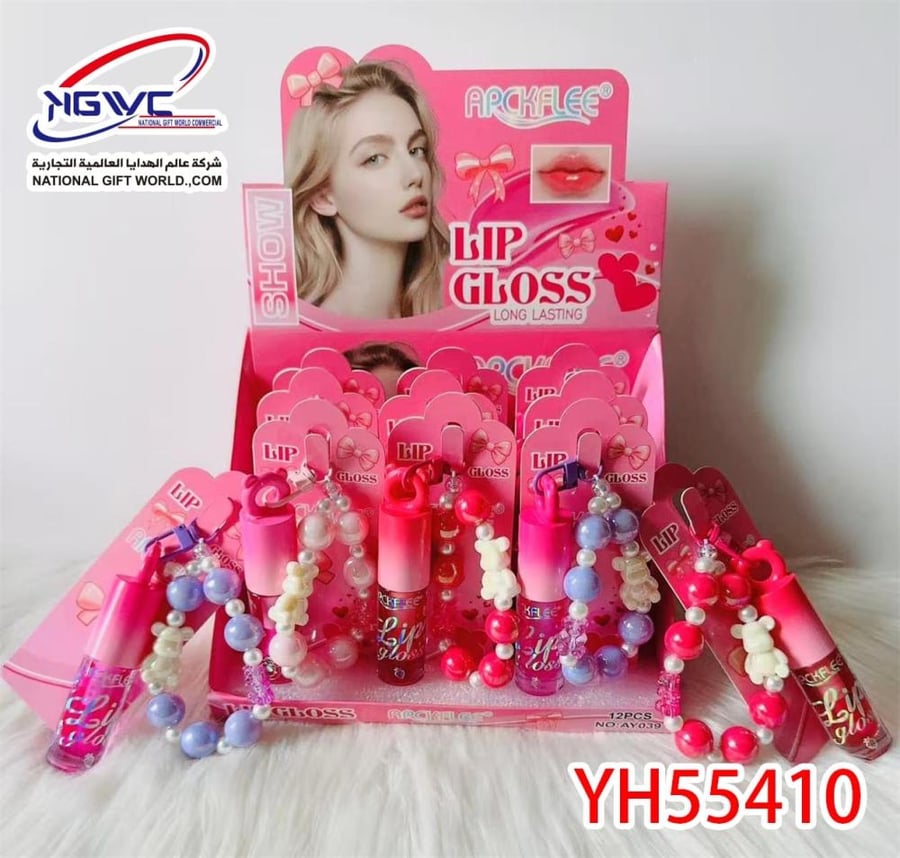 Lip gloss من مجموعة ARCKFLEE إطلالة براقة وإكسسوار أنيق في قطعة واحدة!
