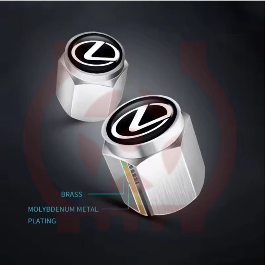 Lexus Logo Tire Valve Caps