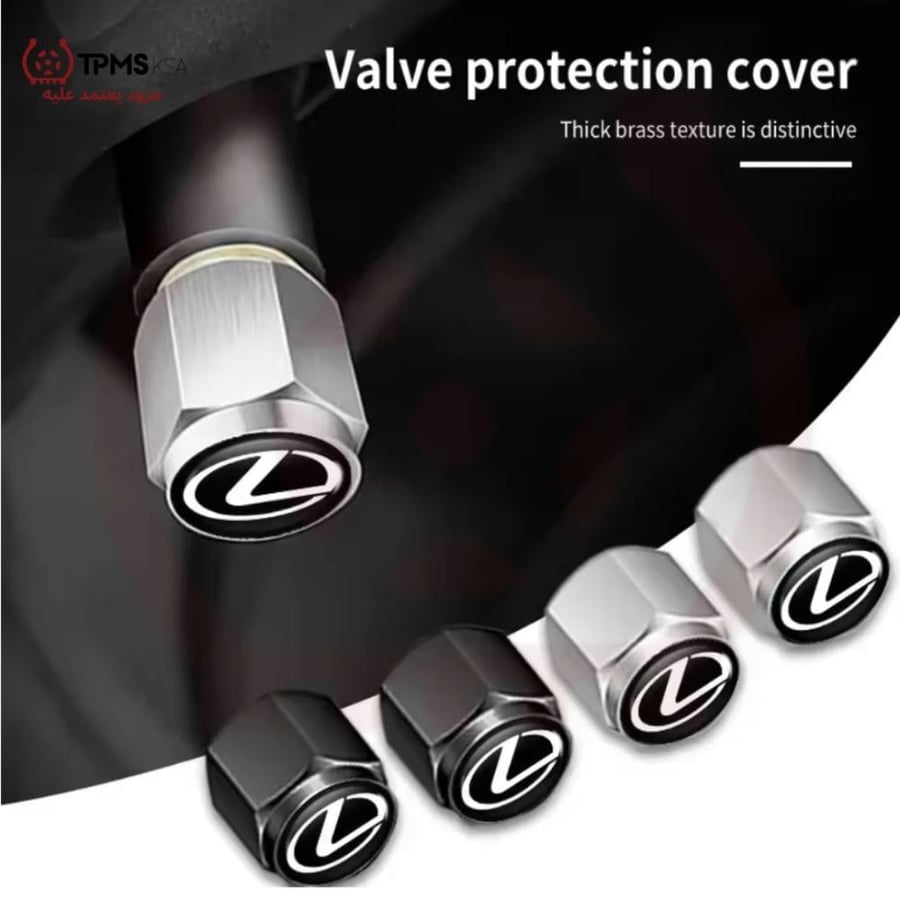 Lexus Logo Tire Valve Caps