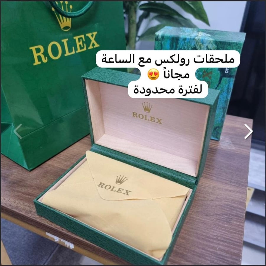 ساعة رولكس ميني بعدة الوان ارقام فصوص
