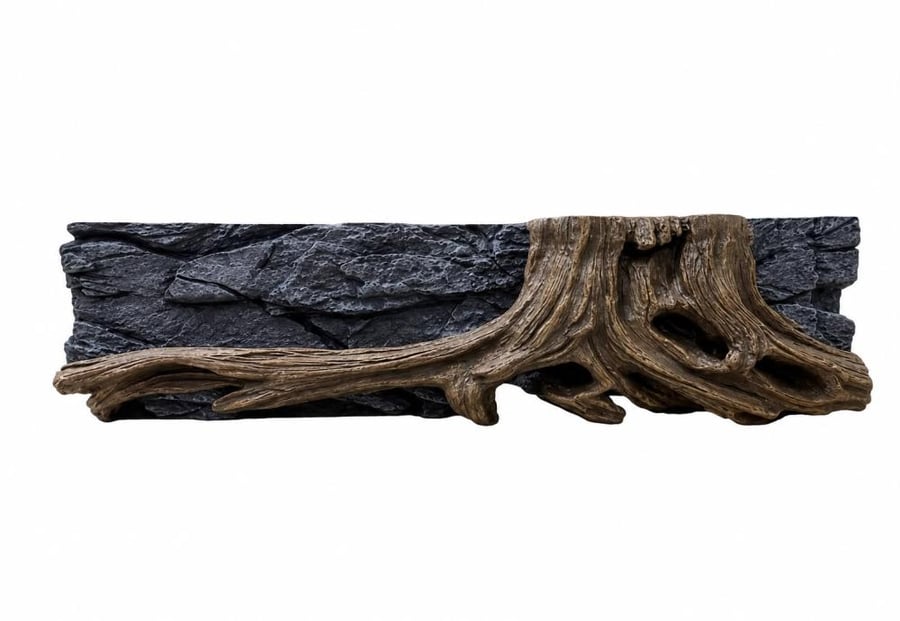 rocks and woods decoration 88.5*20*41.5