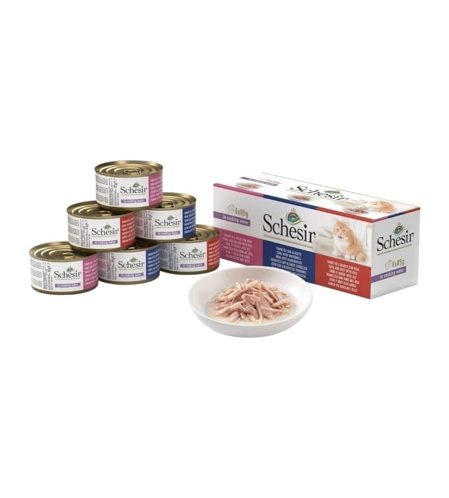 شيزر عبوات متعددة من التونة المختارة للقطط البالغة 6×85 جرام
