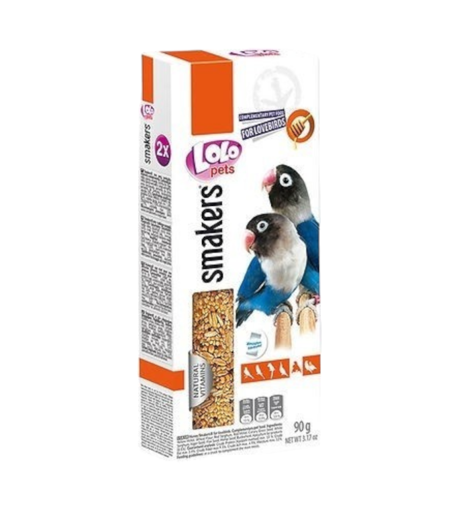 مكافئات طيور ستيكس 90 جرام بالعسل LOLO PETS