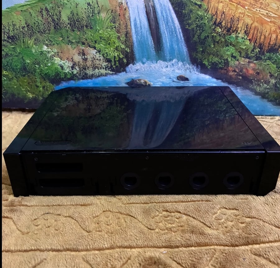 Wii black console