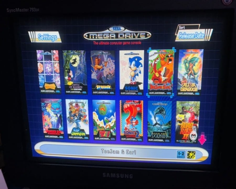 mini sega mega drive