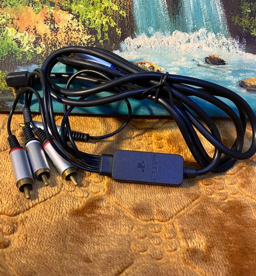كيبل كومبوننت أصلي لجهاز PSP-2000 / PSP-3000 (Sony PSP Component AV Cable).