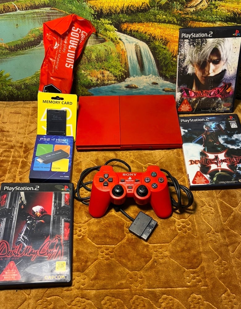 Sony PlayStation 2 - Slim Red