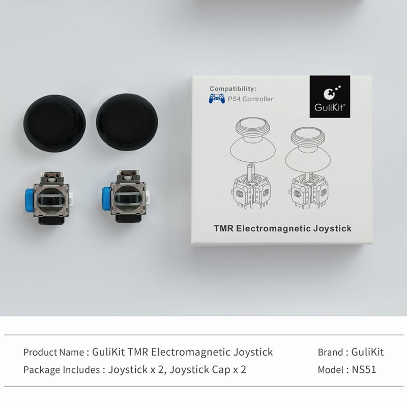 GuliKit TMR Joystick ليد PS4