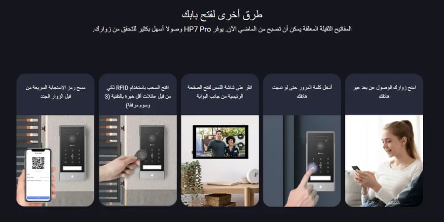 دور فون بصمة يد cs-hp7pro -4k