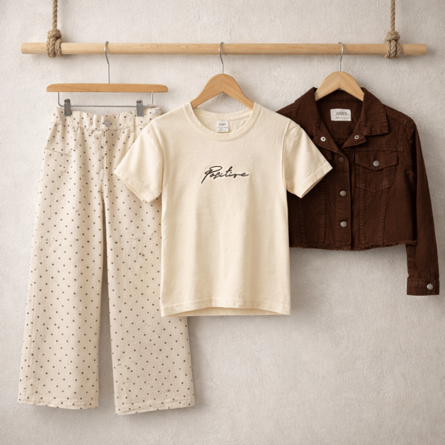 Girls' set for occasions with 3 pieces
