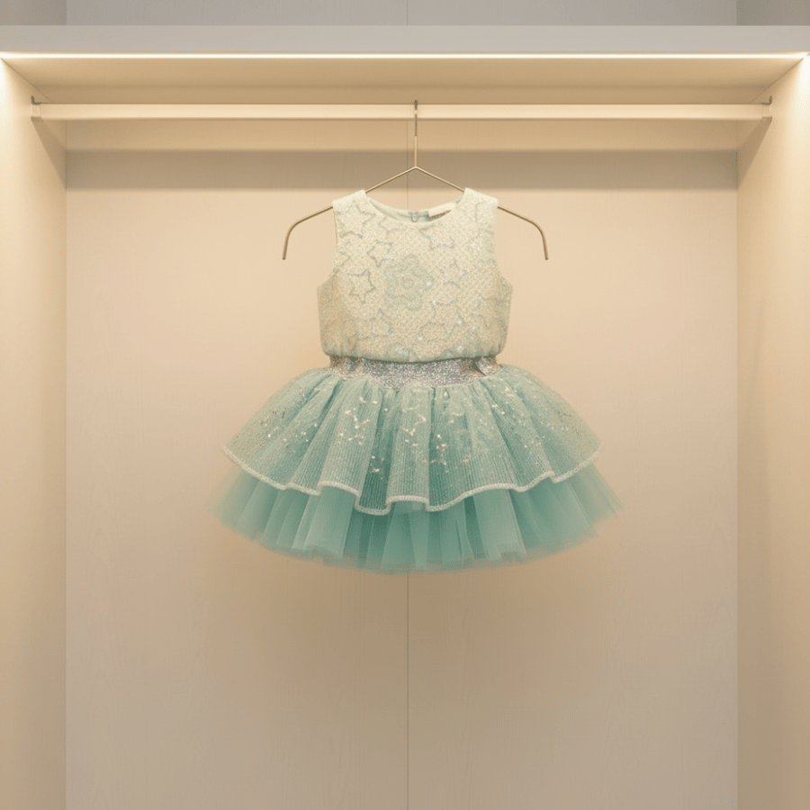 Turquoise dress
