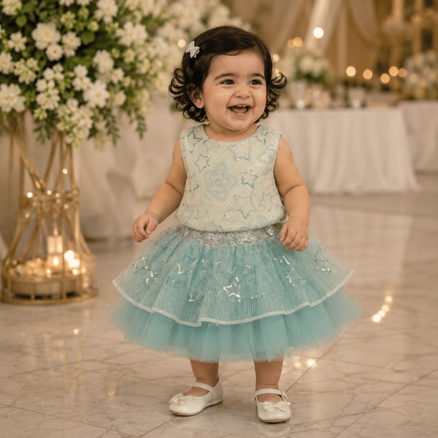 Turquoise dress