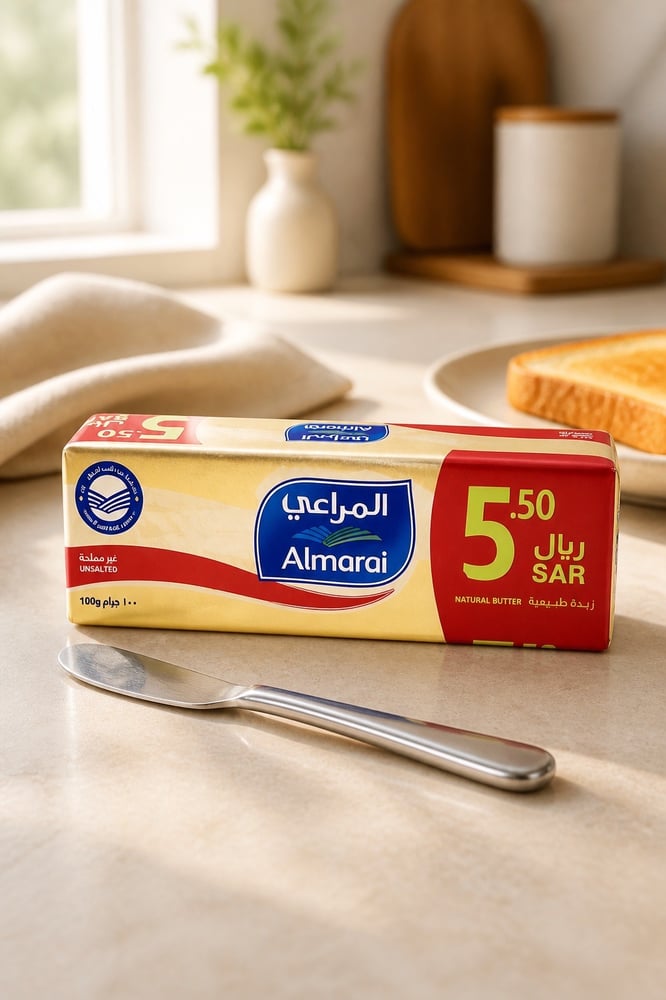 المراعي زبدة غير مملحة 100 جم