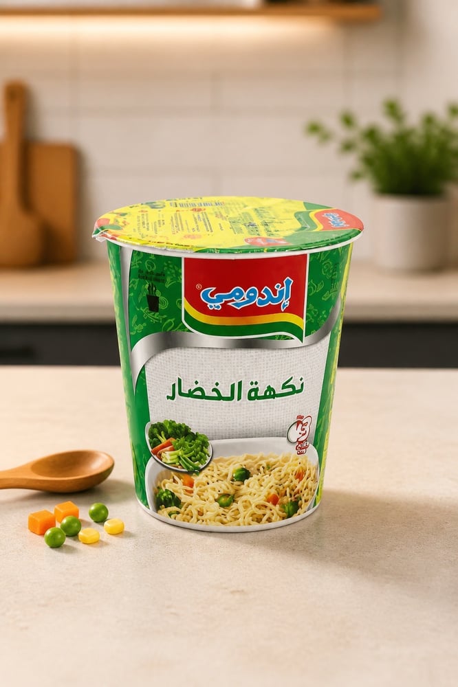 اندومي كب نكهة خضار
