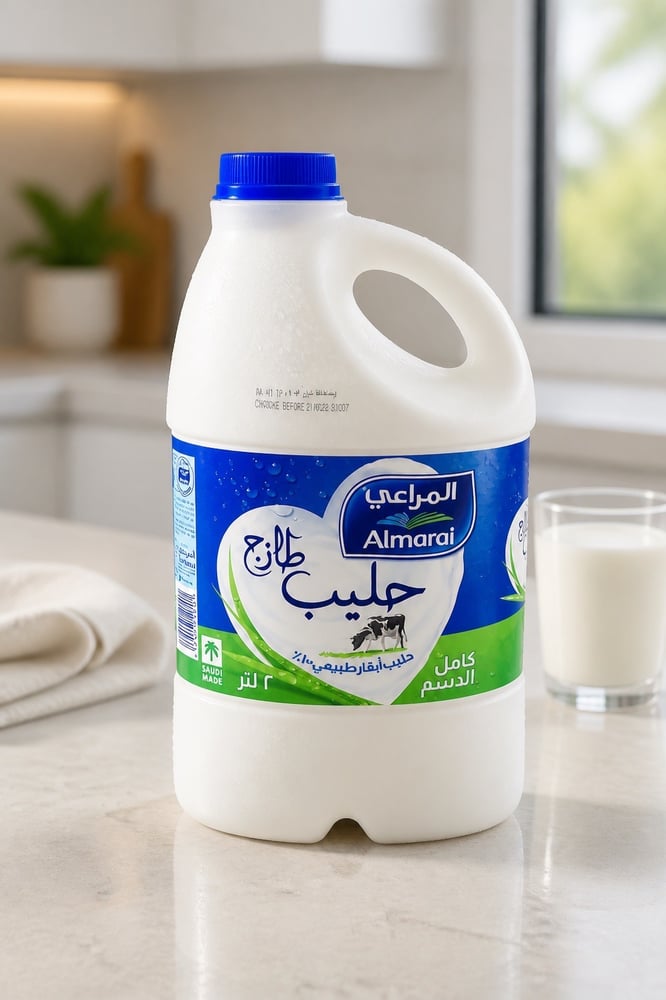 المراعي لبن كامل السم 2 لتر