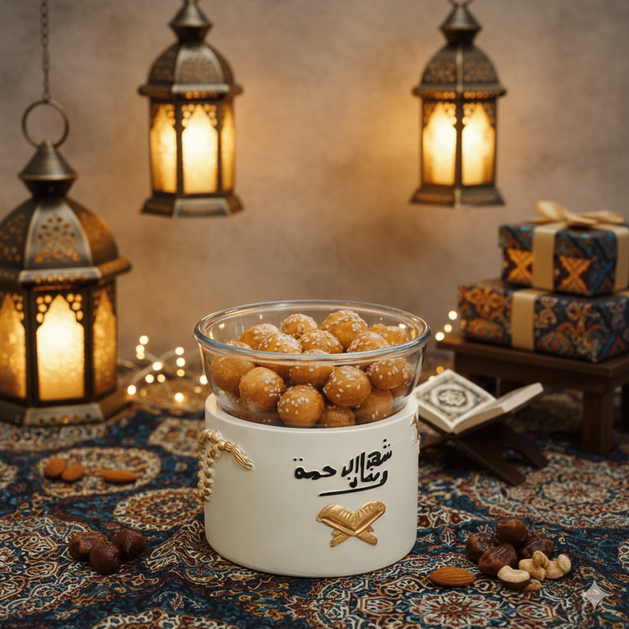 وعاء تقديم  لقيمات