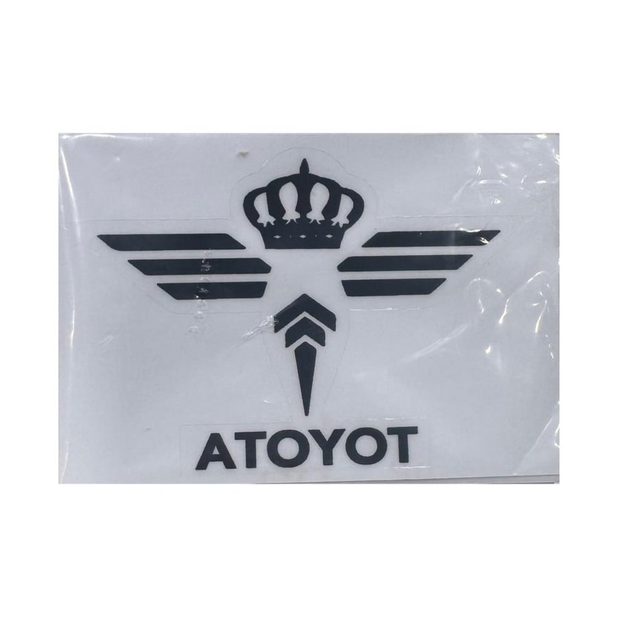 Toyota interior sticker