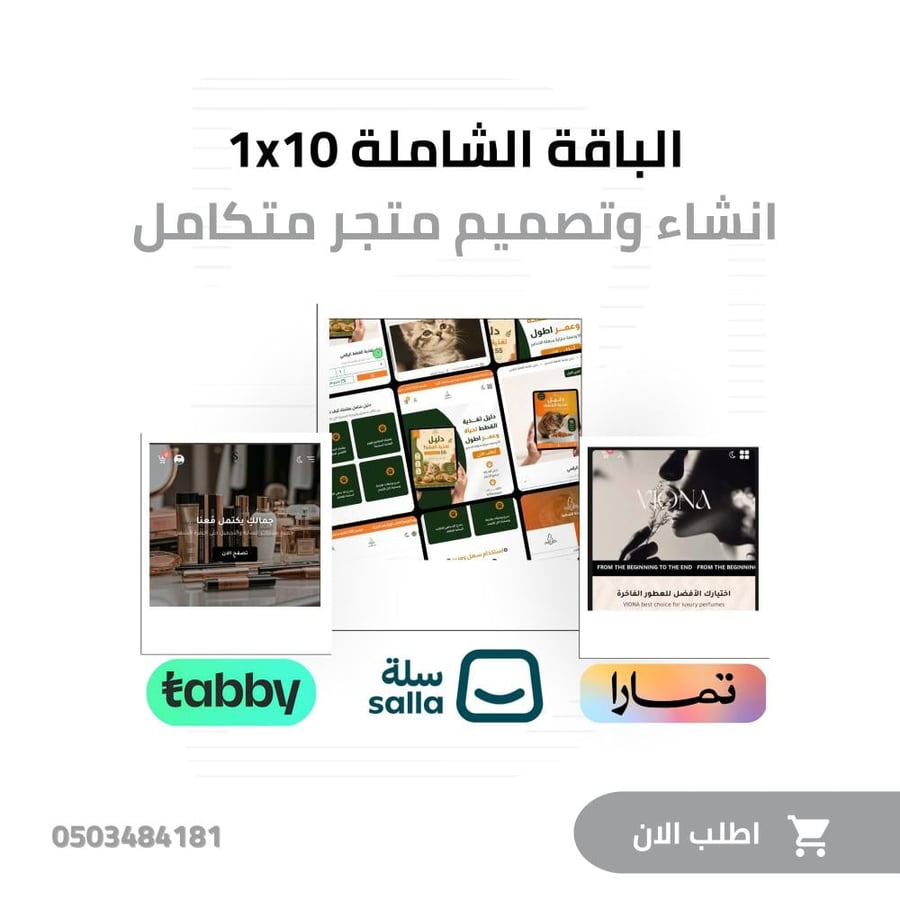 تأسيس متجر الكتروني في سله الباقة المميزة — 10 في 1