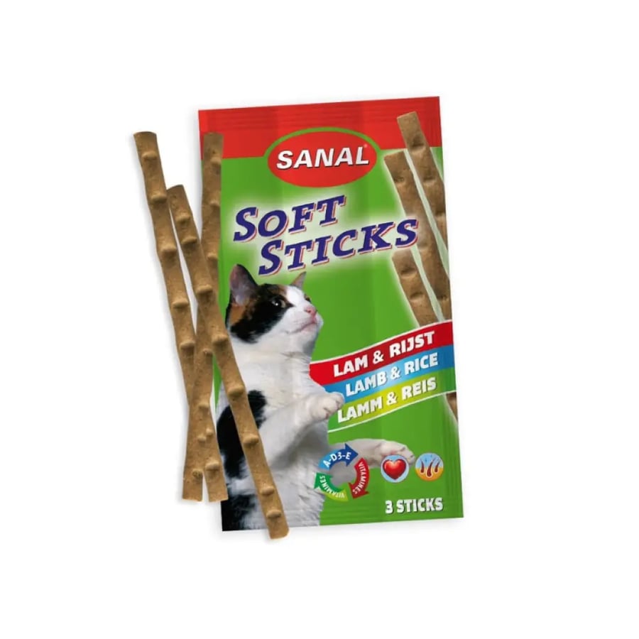 سنال اعواد الخروف للقطط 15×3غ