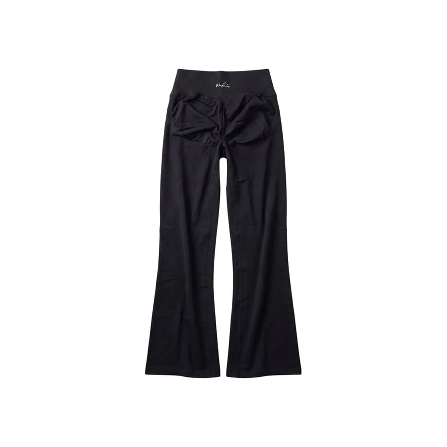 Crossover High Waist Flare Pants