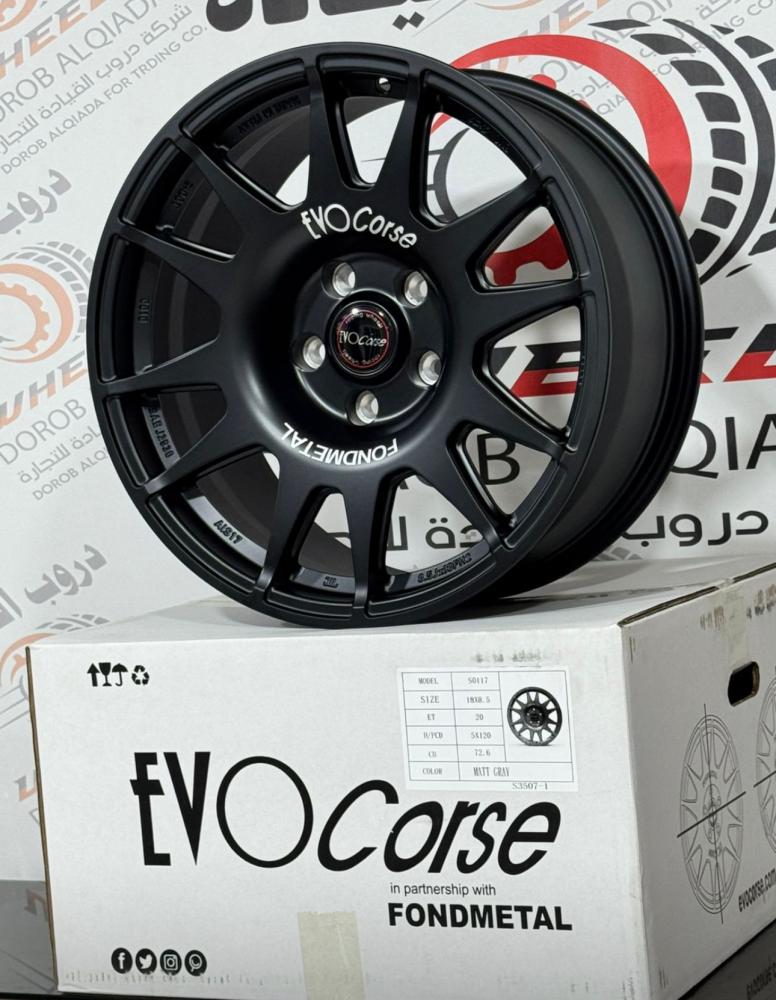 جنوط EVO Corse مقاس 18 ديفندر - 5 مسمار ديفندر