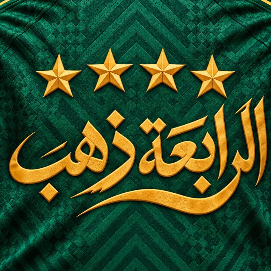 قميص المنتخب السعودي أبطال خليجي 27 – إصدار خاص أخضر