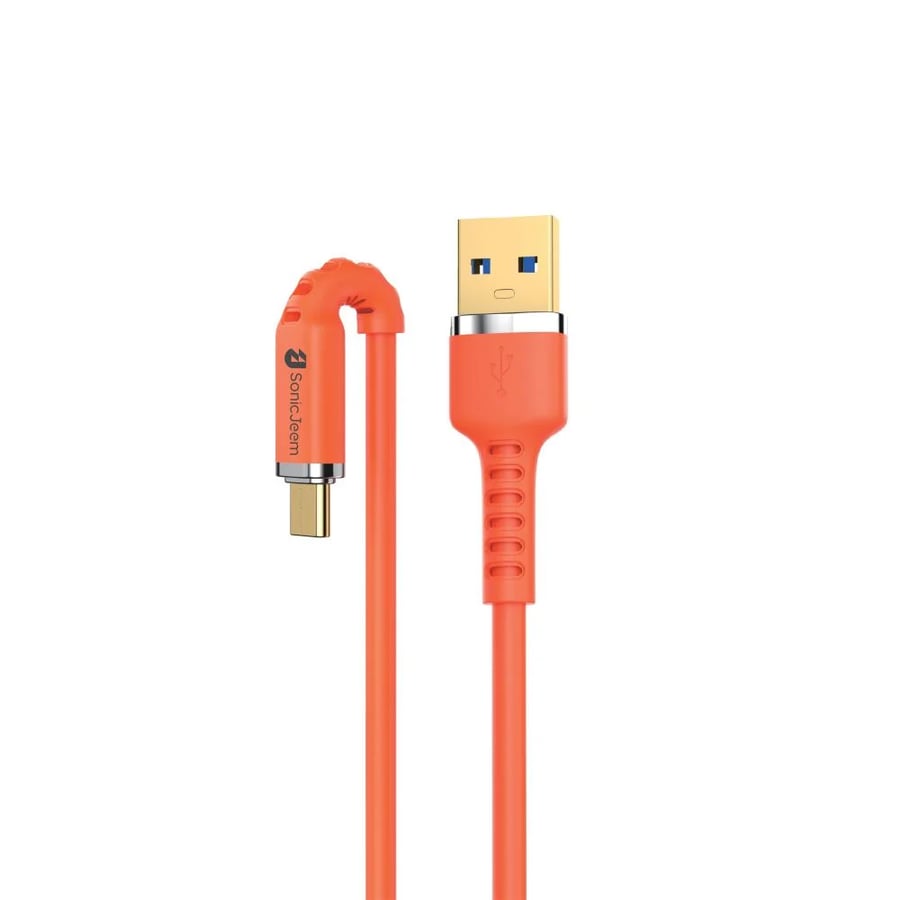 كيبل شحن سونيك جيم USB -TYPE-C مزود بشريحة ذكية 100W